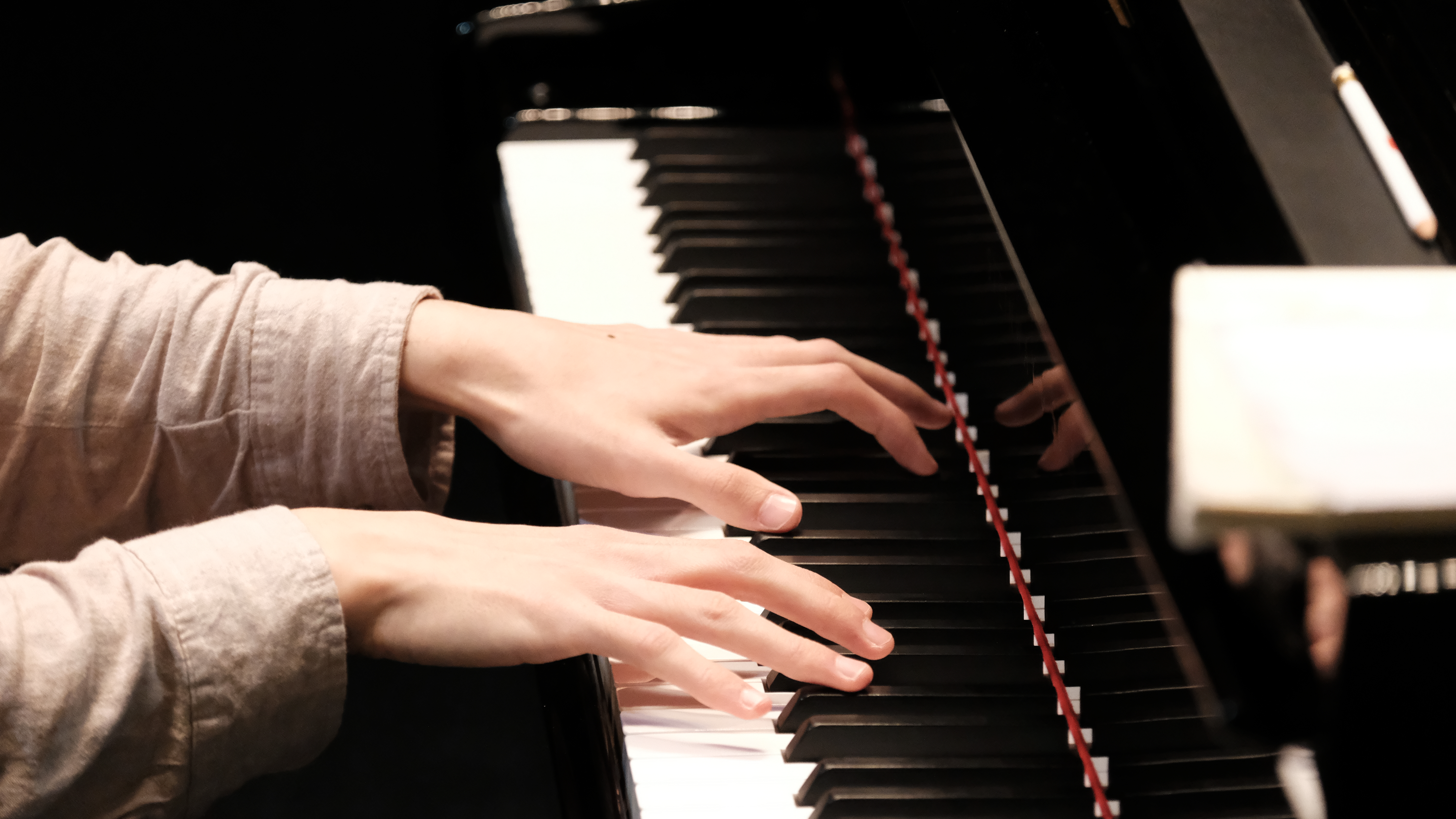 A close up of Jack's hands